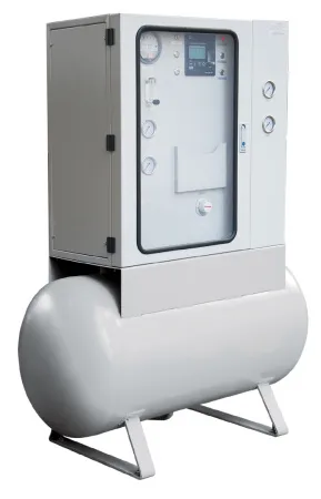 Газовый смеситель двухкомпонентный Pusher M281-300 300m3/h; обл. прим.: Углеки́слый газ,  Аргон, Азот, Кислород, Гелий, Водород; входное давление: 7 - 10 бар; выходное давление: 0,5 - 4 бара; газовые соединения: 1”FNPT, 1.5”FNPT